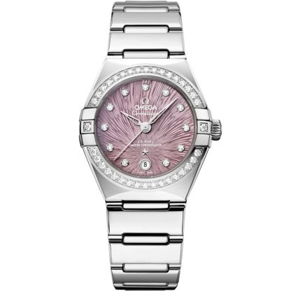 Omega Constellation 29 mm, aço em aço 131.15.29.20.60.001
