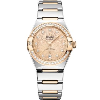 Omega Constellation 29 mm, aço - ouro Moonshine™ em aço - ouro Moonshine™ 131.25.29.20.58.002