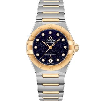 Omega Constellation 29 mm, aço - ouro amarelo em aço - ouro amarelo 131.20.29.20.53.001