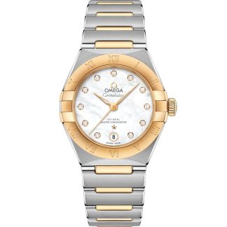 Omega Constellation 29 mm, aço - ouro amarelo em aço - ouro amarelo 131.20.29.20.55.002