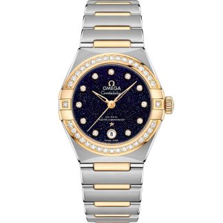 Omega Constellation 29 mm, aço - ouro amarelo em aço - ouro amarelo 131.25.29.20.53.001