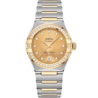 Omega Constellation 29 mm, aço - ouro amarelo em aço - ouro amarelo 131.25.29.20.58.001