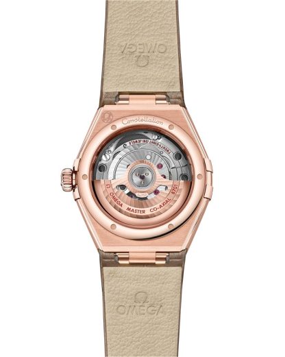 Omega Constellation 29 mm, ouro Sedna™ em bracelete de pele 131.53.29.20.55.002 - Image 2