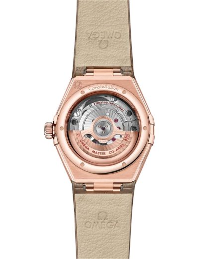 Omega Constellation 29 mm, ouro Sedna™ em bracelete de pele 131.58.29.20.52.002 - Image 2