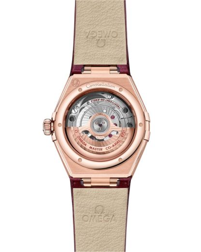 Omega Constellation 29 mm, ouro Sedna™ em bracelete de pele 131.58.29.20.55.002 - Image 2