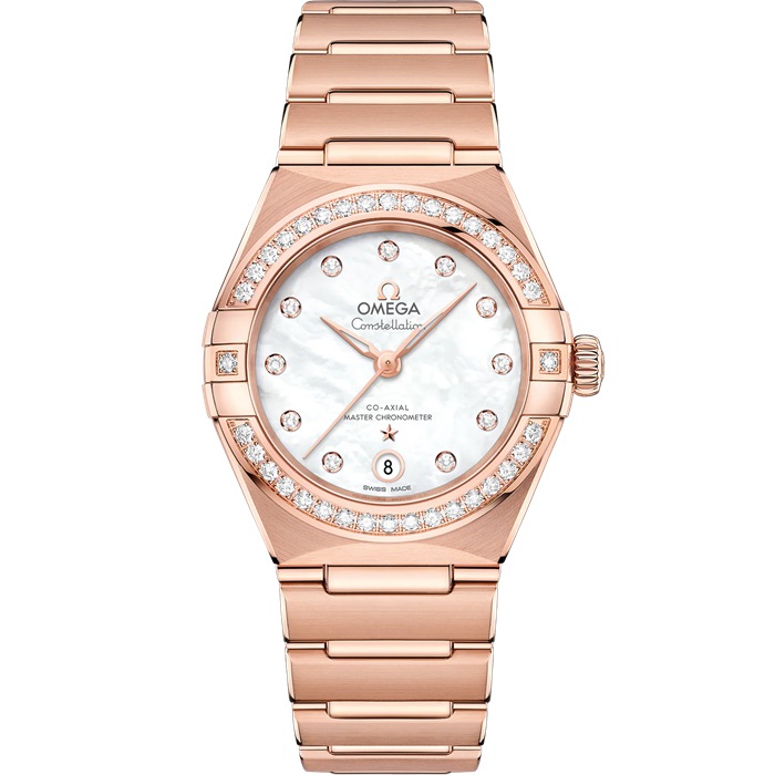Omega Constellation 29 mm, ouro Sedna™ em ouro Sedna™ 131.55.29.20.55.001