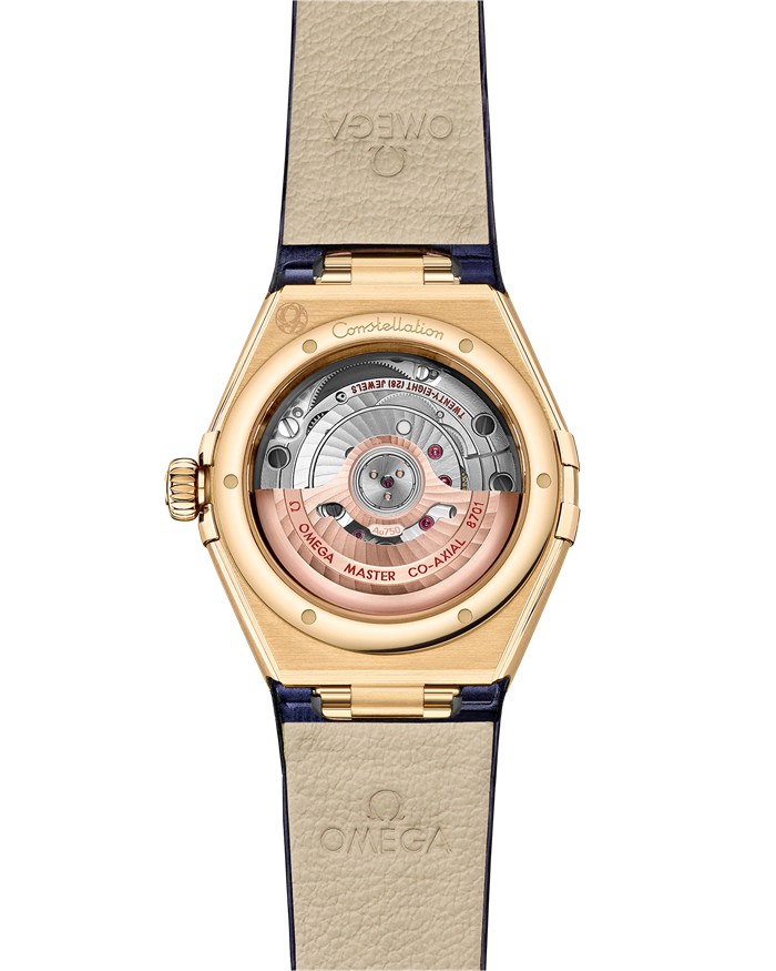 Omega Constellation 29 mm, ouro amarelo em bracelete de pele 131.53.29.20.53.001 - Image 2