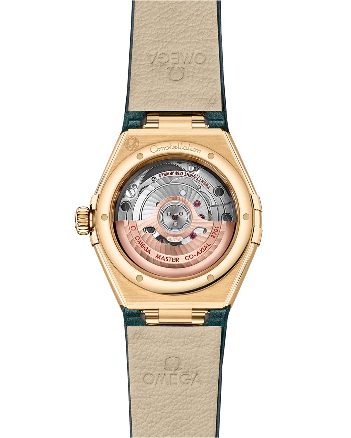 Omega Constellation 29 mm, ouro amarelo em bracelete de pele 131.58.29.20.58.001 - Image 2