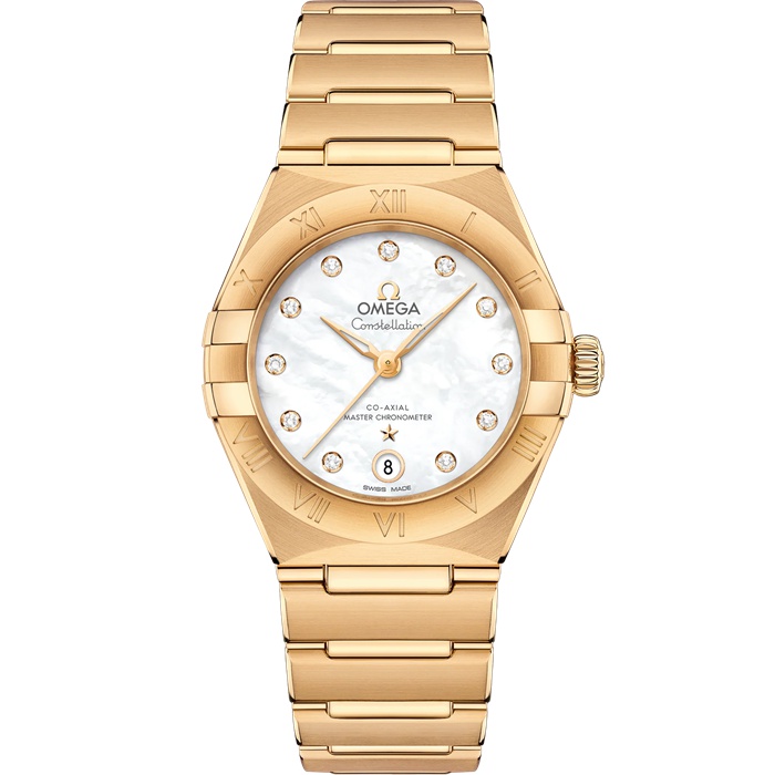 Omega Constellation 29 mm, ouro amarelo em ouro amarelo 131.50.29.20.55.002