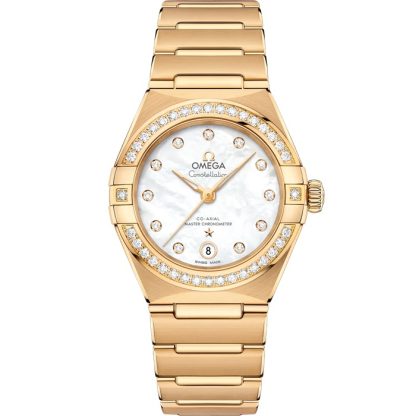 Omega Constellation 29 mm, ouro amarelo em ouro amarelo 131.55.29.20.55.002