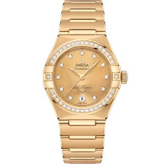 Omega Constellation 29 mm, ouro amarelo em ouro amarelo 131.55.29.20.58.001