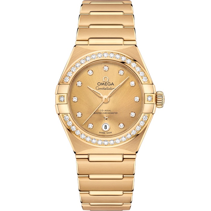 Omega Constellation 29 mm, ouro amarelo em ouro amarelo 131.55.29.20.58.001