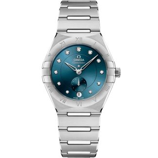 Omega Constellation 34 mm, aço em aço 131.10.34.20.53.001