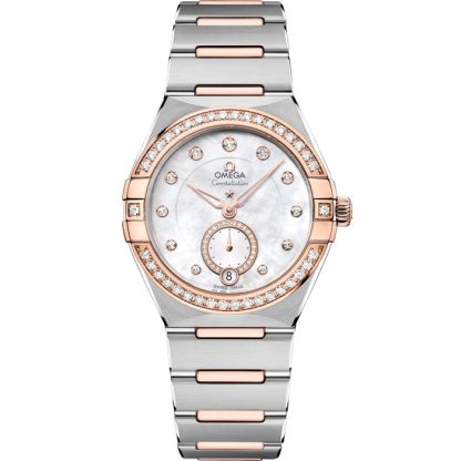 Omega Constellation 34 mm, aço - ouro Sedna™ em aço - ouro Sedna™ 131.25.34.20.55.001