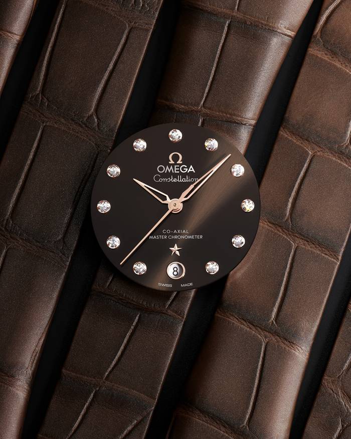 Omega Constellation 36 mm, aço - ouro Sedna™ em bracelete de pele 131.28.36.20.63.001 - Image 6