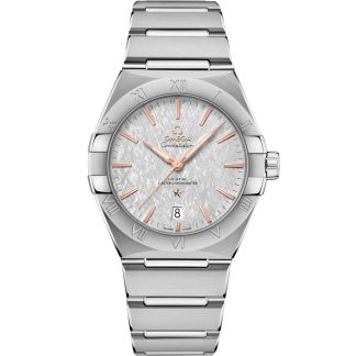 Omega Constellation 39 mm, aço em aço 131.10.39.20.06.001