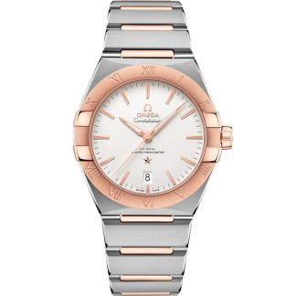 Omega Constellation 39 mm, aço - ouro Sedna™ em aço - ouro Sedna™ 131.20.39.20.02.001