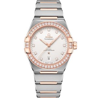 Omega Constellation 39 mm, aço - ouro Sedna™ em aço - ouro Sedna™ 131.25.39.20.52.001
