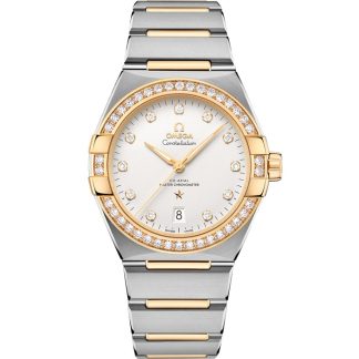 Omega Constellation 39 mm, aço - ouro amarelo em aço - ouro amarelo 131.25.39.20.52.002