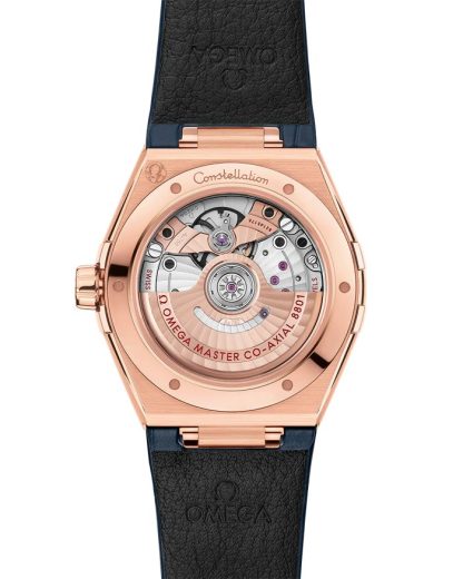 Omega Constellation 39 mm, ouro Sedna™ em bracelete de pele 131.53.39.20.03.001 - Image 2