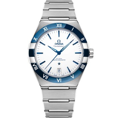 Omega Constellation 41 mm, aço em aço 131.30.41.21.04.001