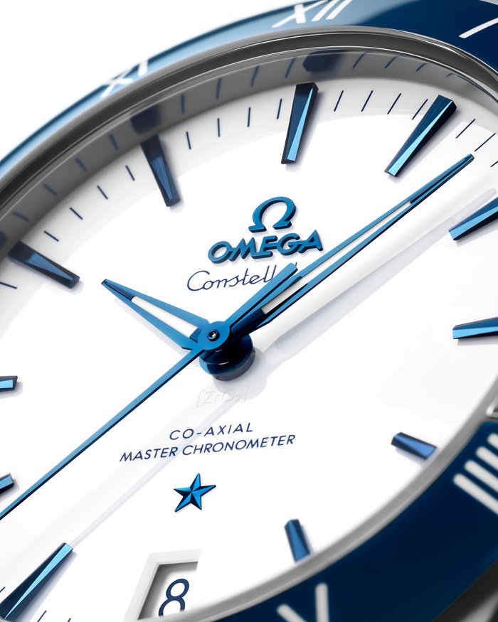 Omega Constellation 41 mm, aço em bracelete de pele 131.33.41.21.04.001 - Image 3