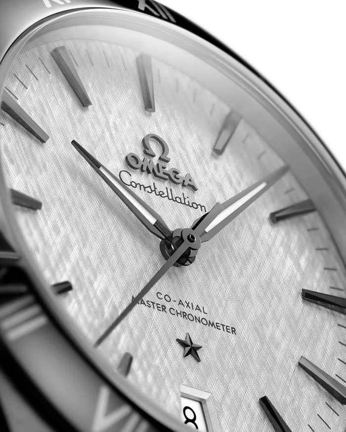 Omega Constellation 41 mm, aço em bracelete de pele 131.33.41.21.06.001 - Image 3