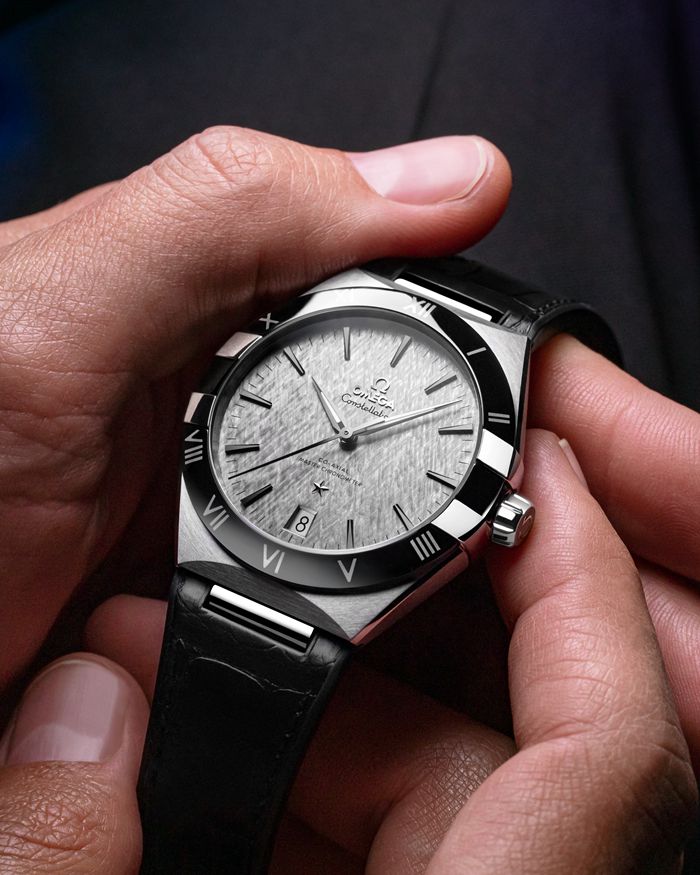 Omega Constellation 41 mm, aço em bracelete de pele 131.33.41.21.06.001 - Image 6