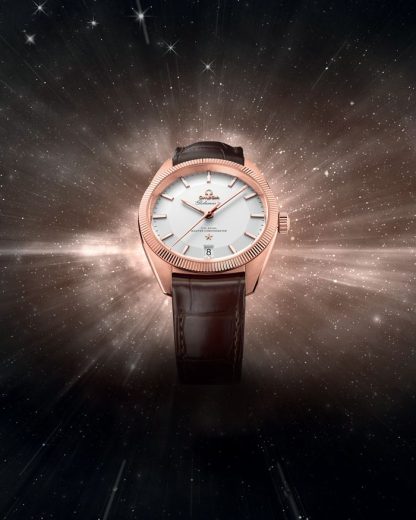 Omega Constellation Globemaster 39 mm, ouro Sedna™ em bracelete de pele 130.53.39.21.02.001 - Image 5