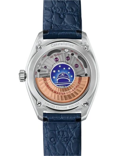 Omega Constellation Globemaster 39 mm, platina em bracelete de pele 130.93.39.21.99.001 - Image 2