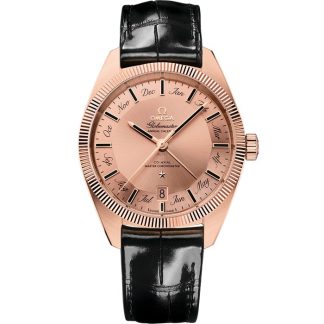 Omega Constellation Globemaster 41 mm, ouro Sedna™ em bracelete de pele 130.53.41.22.99.002