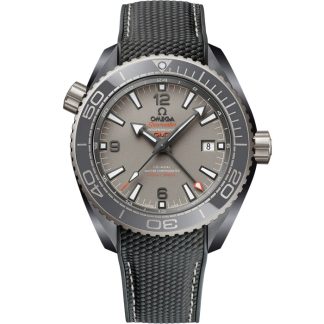 Omega Dark Grey Seamaster PLANET OCEAN 600M 45,5 mm, cerâmica cinzenta em bracelete de borracha 215.92.46.22.99.002