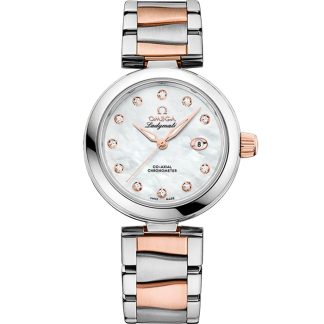 Omega De Ville Ladymatic 34 mm, aço - ouro Sedna™ em aço - ouro Sedna™ 425.20.34.20.55.004