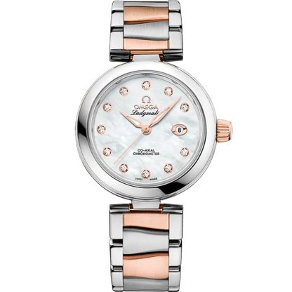 Omega De Ville Ladymatic 34 mm, aço - ouro Sedna™ em aço - ouro Sedna™ 425.20.34.20.55.004