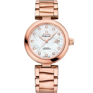 Omega De Ville Ladymatic 34 mm, ouro Sedna™ em ouro Sedna™ 425.60.34.20.55.004