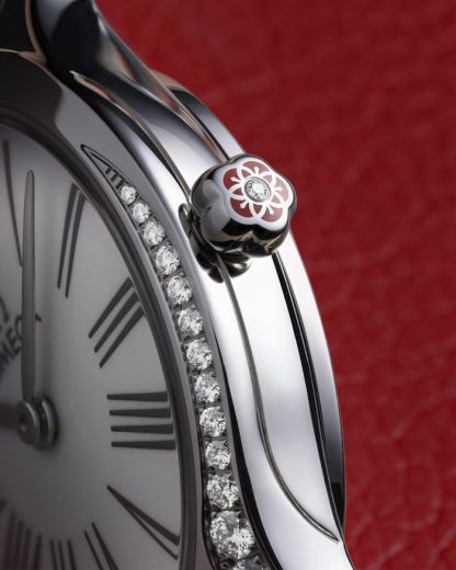 Omega De Ville Mini Trésor 26 mm, aço em pele de crocodilo 428.18.26.60.04.001 - Image 4