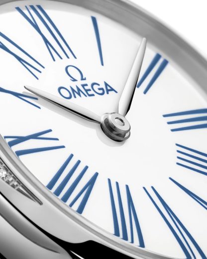 Omega De Ville Mini Trésor 26 mm, aço em toile de jouy 428.17.26.60.04.001 - Image 3