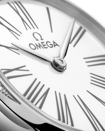 Omega De Ville Mini Trésor 26 mm, aço em toile de jouy 428.17.26.60.04.002 - Image 3