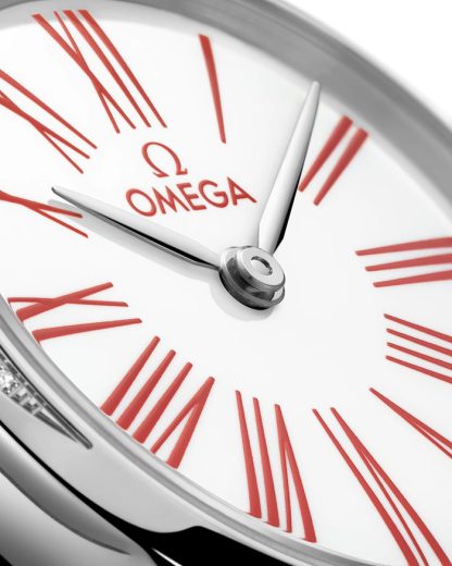 Omega De Ville Mini Trésor 26 mm, aço em toile de jouy 428.17.26.60.04.003 - Image 3
