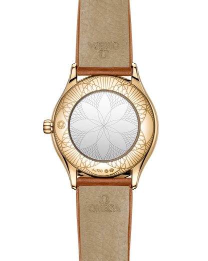 Omega De Ville Mini Trésor 26 mm, ouro Moonshine™ em bracelete de pele 428.57.26.60.04.004 - Image 2