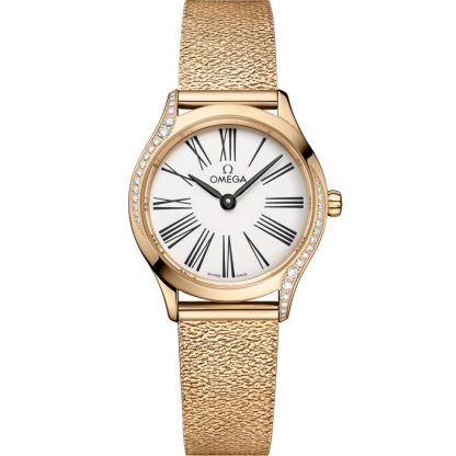Omega De Ville Mini Trésor 26 mm, ouro Moonshine™ em ouro Moonshine™ 428.55.26.60.04.001