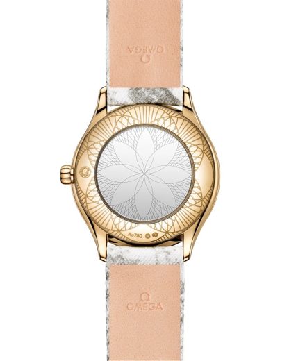 Omega De Ville Mini Trésor 26 mm, ouro Moonshine™ em toile de jouy 428.57.26.60.04.002 - Image 2