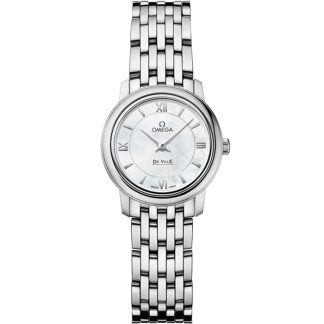 Omega De Ville Prestige 24,4 mm, aço em aço 424.10.24.60.05.001