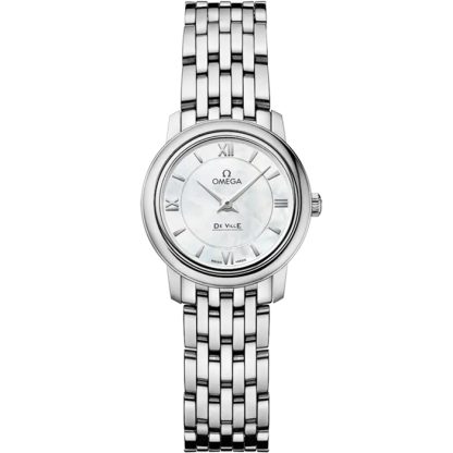 Omega De Ville Prestige 24,4 mm, aço em aço 424.10.24.60.05.001