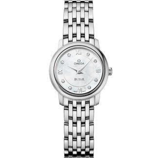 Omega De Ville Prestige 24,4 mm, aço em aço 424.10.24.60.55.001