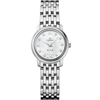 Omega De Ville Prestige 24,4 mm, aço em aço 424.10.24.60.55.001