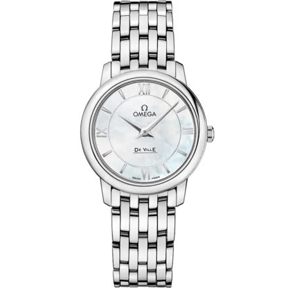 Omega De Ville Prestige 27,4 mm, aço em aço 424.10.27.60.05.001