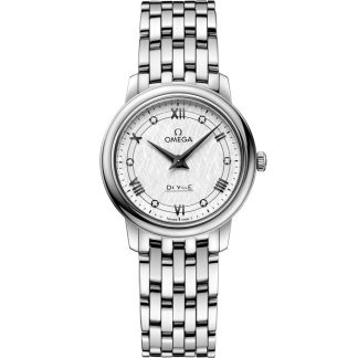 Omega De Ville Prestige 27,4 mm, aço em aço 424.10.27.60.52.002