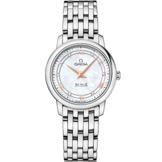 Omega De Ville Prestige 27,4 mm, aço em aço 424.10.27.60.55.001