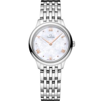 Omega De Ville Prestige 27,5 mm, aço em aço 434.10.28.60.05.001
